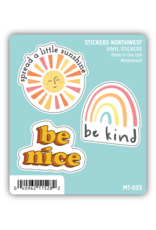 Stickers Northwest Positivity Mini Trio Stickers