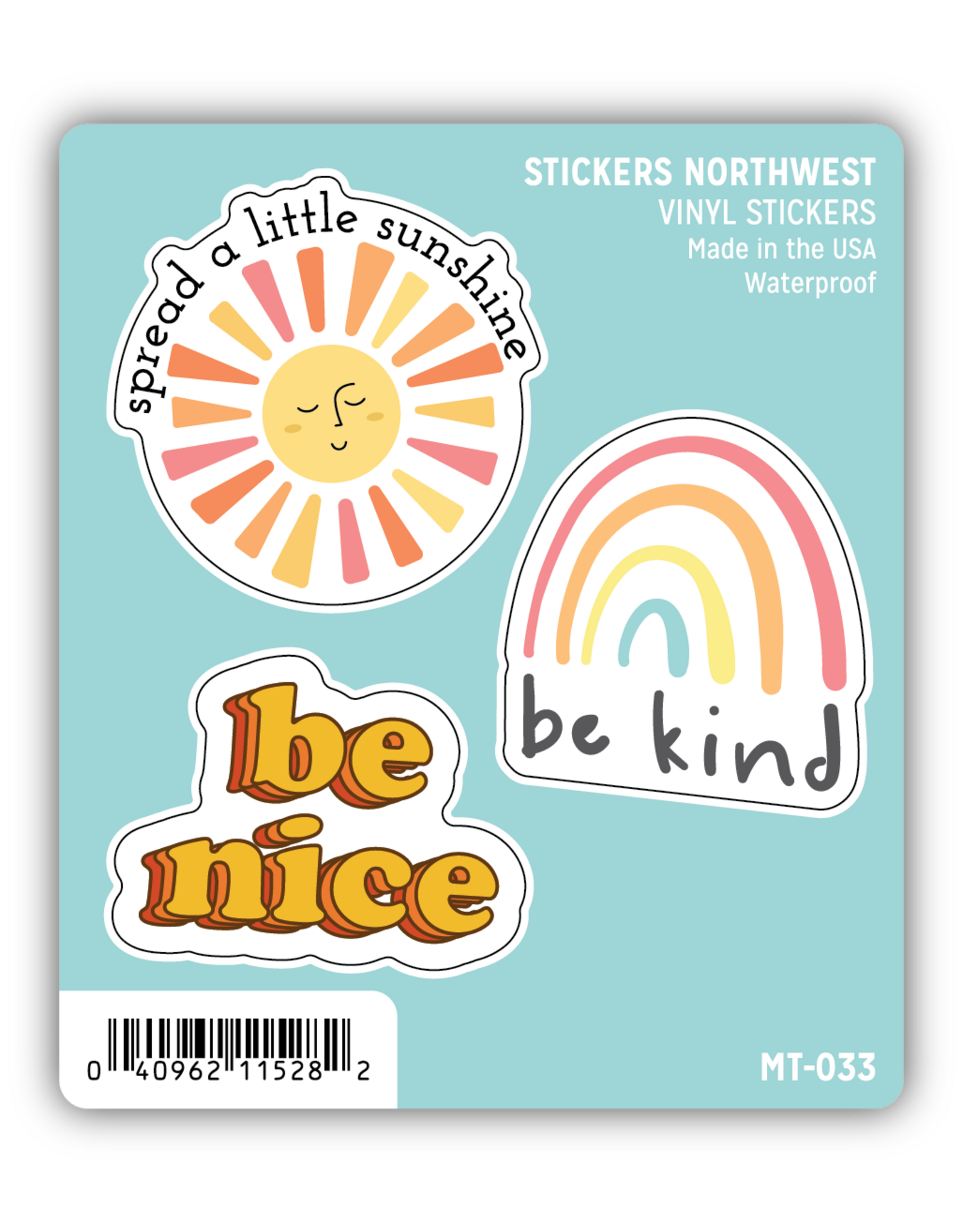 Stickers Northwest Positivity Mini Trio Stickers
