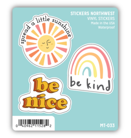 Stickers Northwest Positivity Mini Trio Stickers