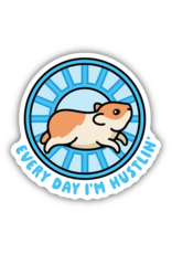 Stickers Northwest Everyday I'm Hustlin' Hamster Sticker