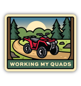 Stickers Northwest Work My Quads ATV Sticker