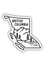Stickers Northwest British Columbia Landscape Scene Sticker
