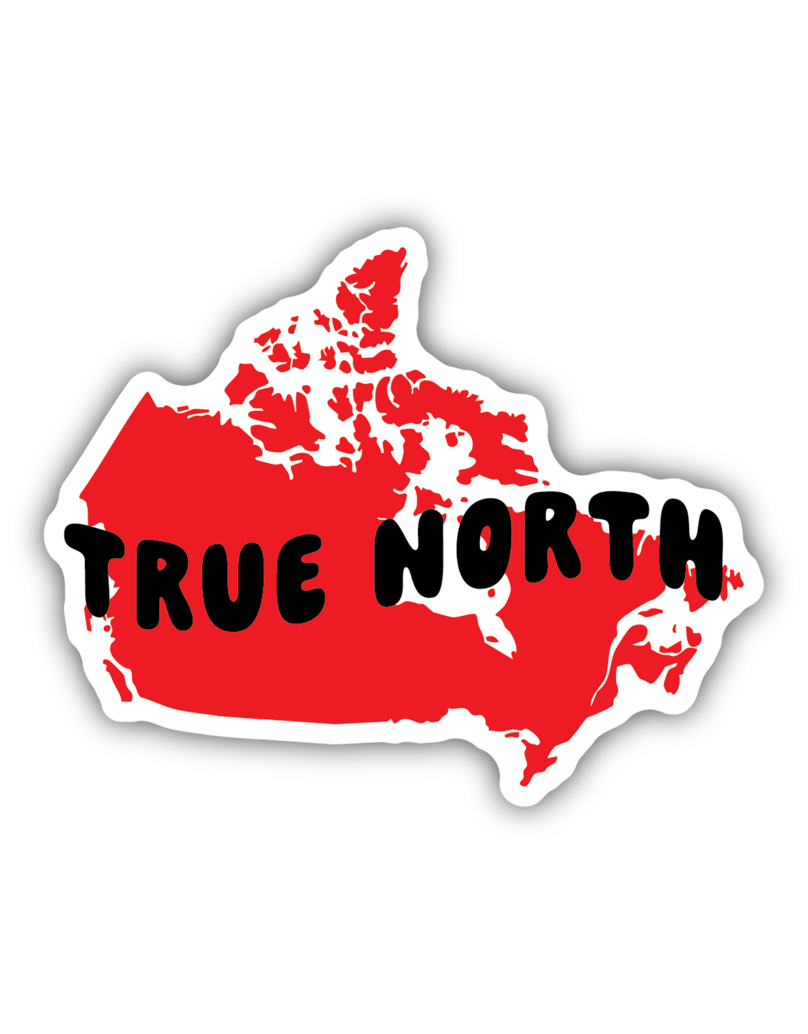 Stickers Northwest True North Canada Shape Sticker