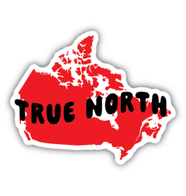 Stickers Northwest True North Canada Shape Sticker