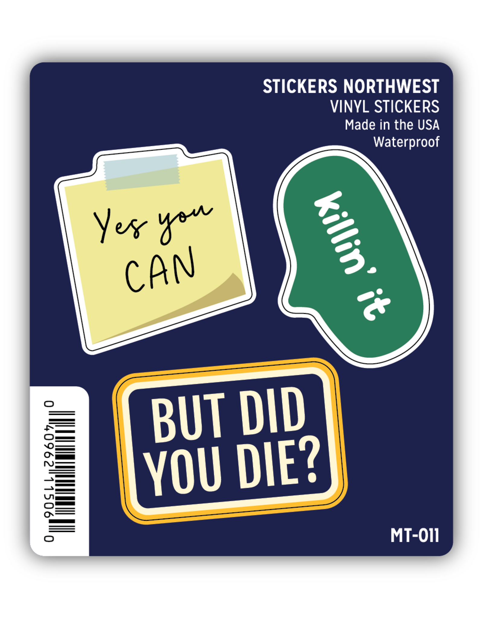 Stickers Northwest Snarky Encouragement Mini Trio Stickers