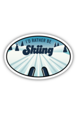 Stickers Northwest I'd Rather Be Skiing Scene Sticker
