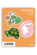 Stickers Northwest Cute Amphibian Mini Trio Stickers
