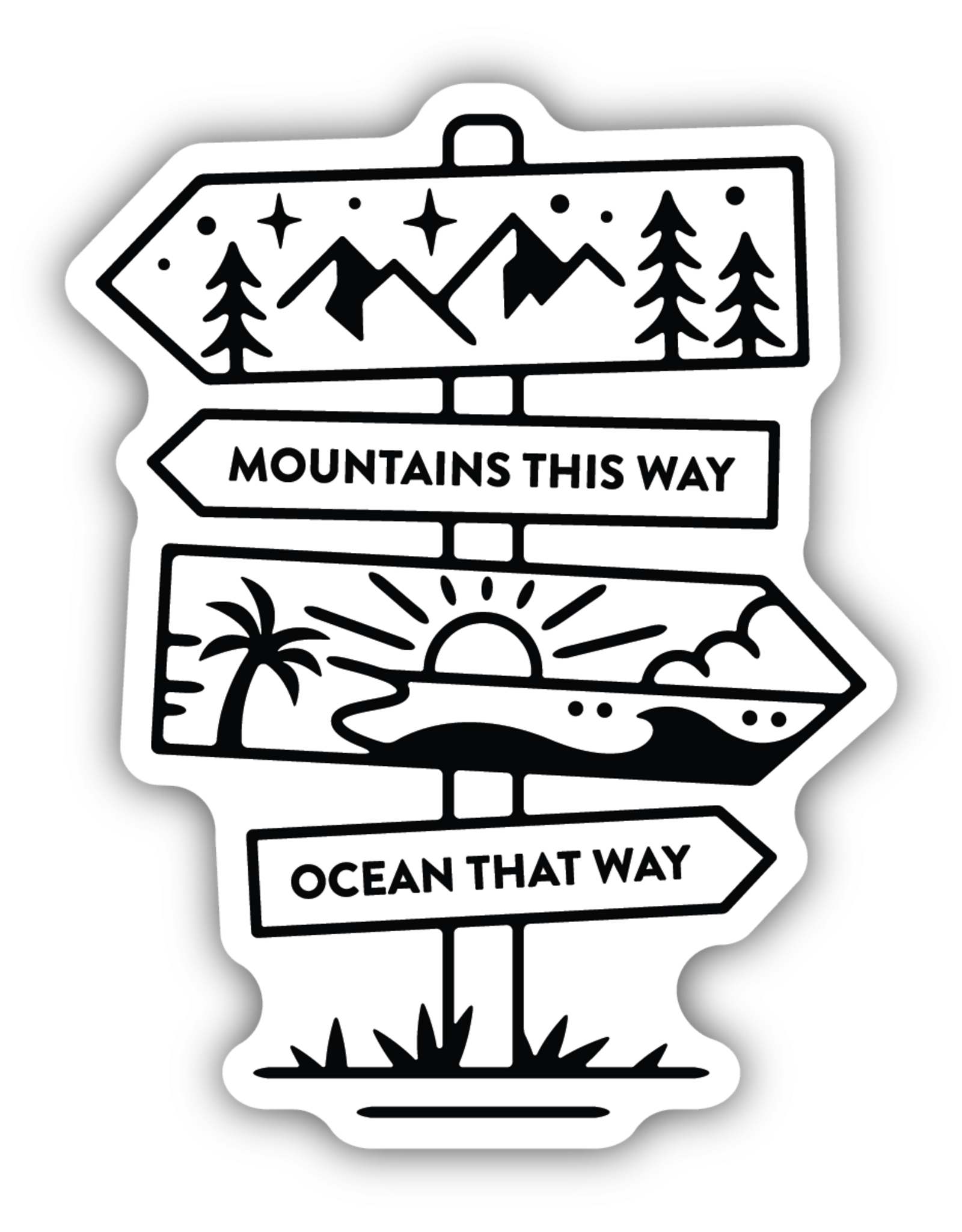 Stickers Northwest Nature Signpost Sticker