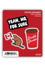 Stickers Northwest Canada 2 Mini Trio Stickers