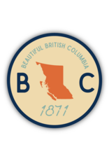 Stickers Northwest British Columbia Est Circle Sticker