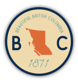 Stickers Northwest British Columbia Est Circle Sticker