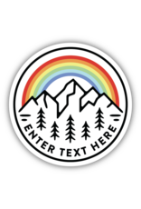 Stickers Northwest Get Out There Rainbow Mountain Sticker (Kamloops)