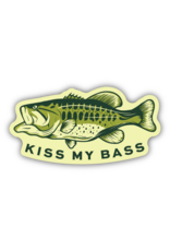Stickers Northwest Kiss My Bass Largemouth Bass Sticker
