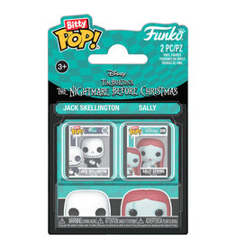 Funko Bitty Pop Nightmare Before Christmas: Jack Skellington & Sally Sewing 2-Pack