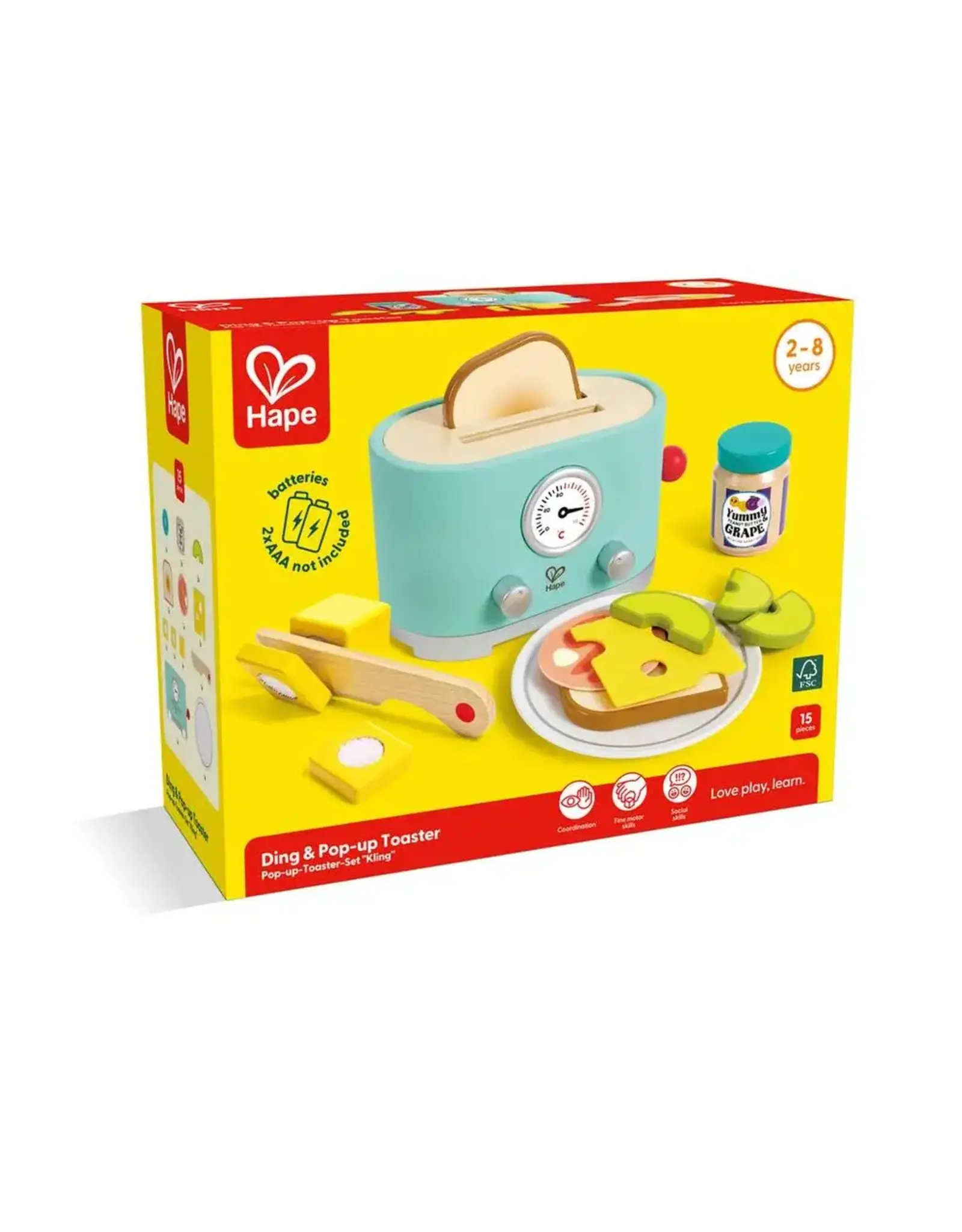 Hape Hape Ding & Pop-Up Toaster