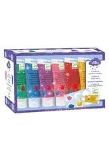 Djeco 6 Finger Paint Tubes: Glitter