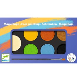 Djeco Face Painting 6 Colours - Nature