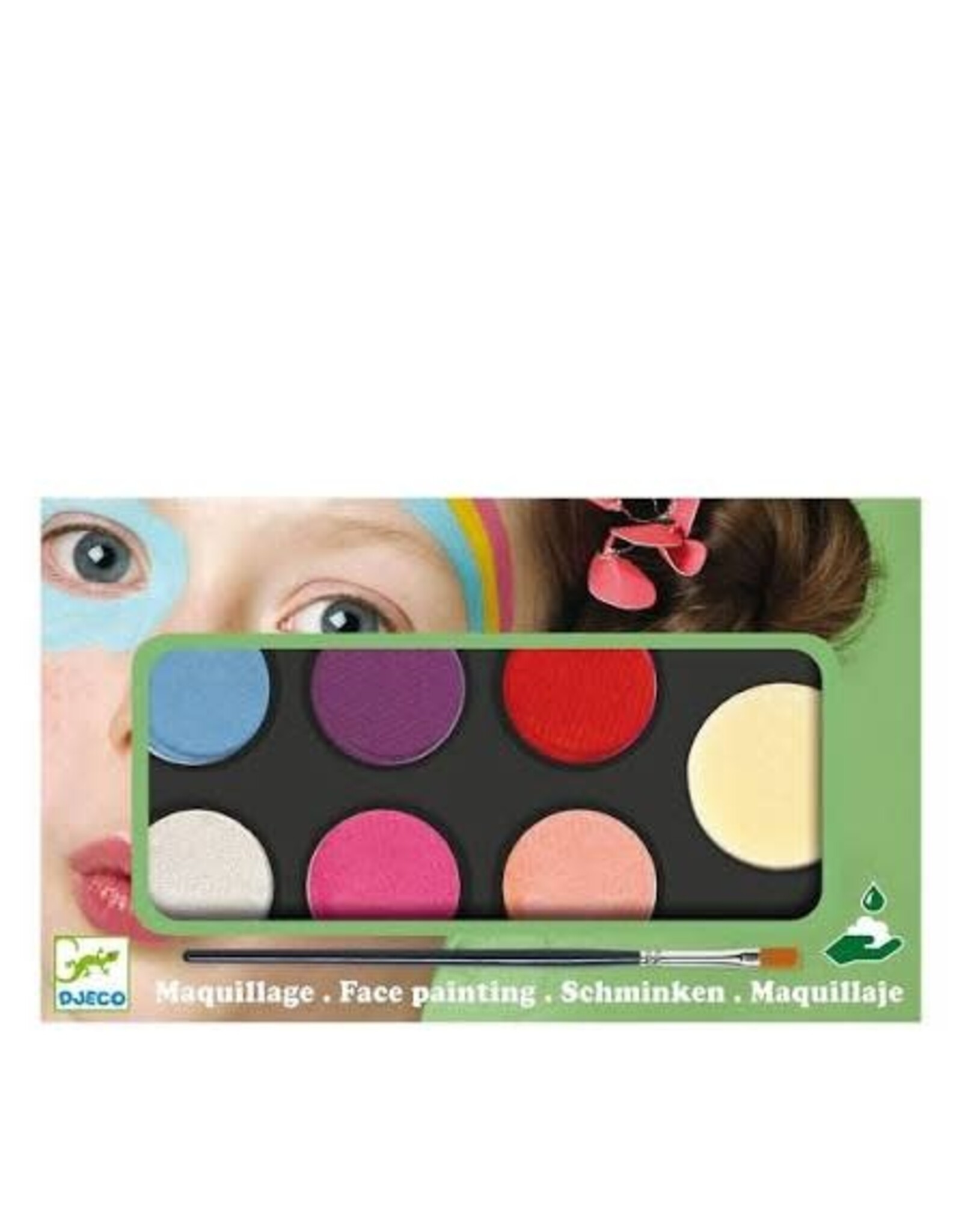 Djeco Face Painting 6 Colours - Sweet
