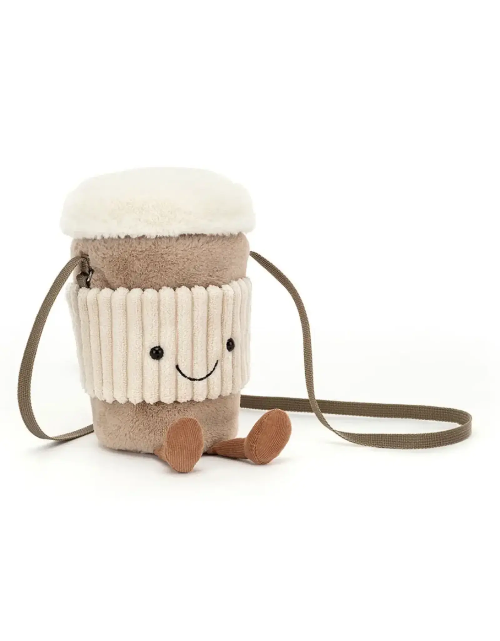 Jellycat Jellycat Amuseables Perkle Coffee Shoulder Bag