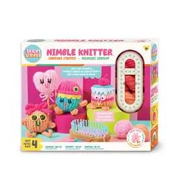 Bright Stripes Nimble Knitter - Squishee Stuffies