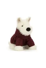 Jellycat Jellycat Munro Scottie Dog 'Winter Jumper'