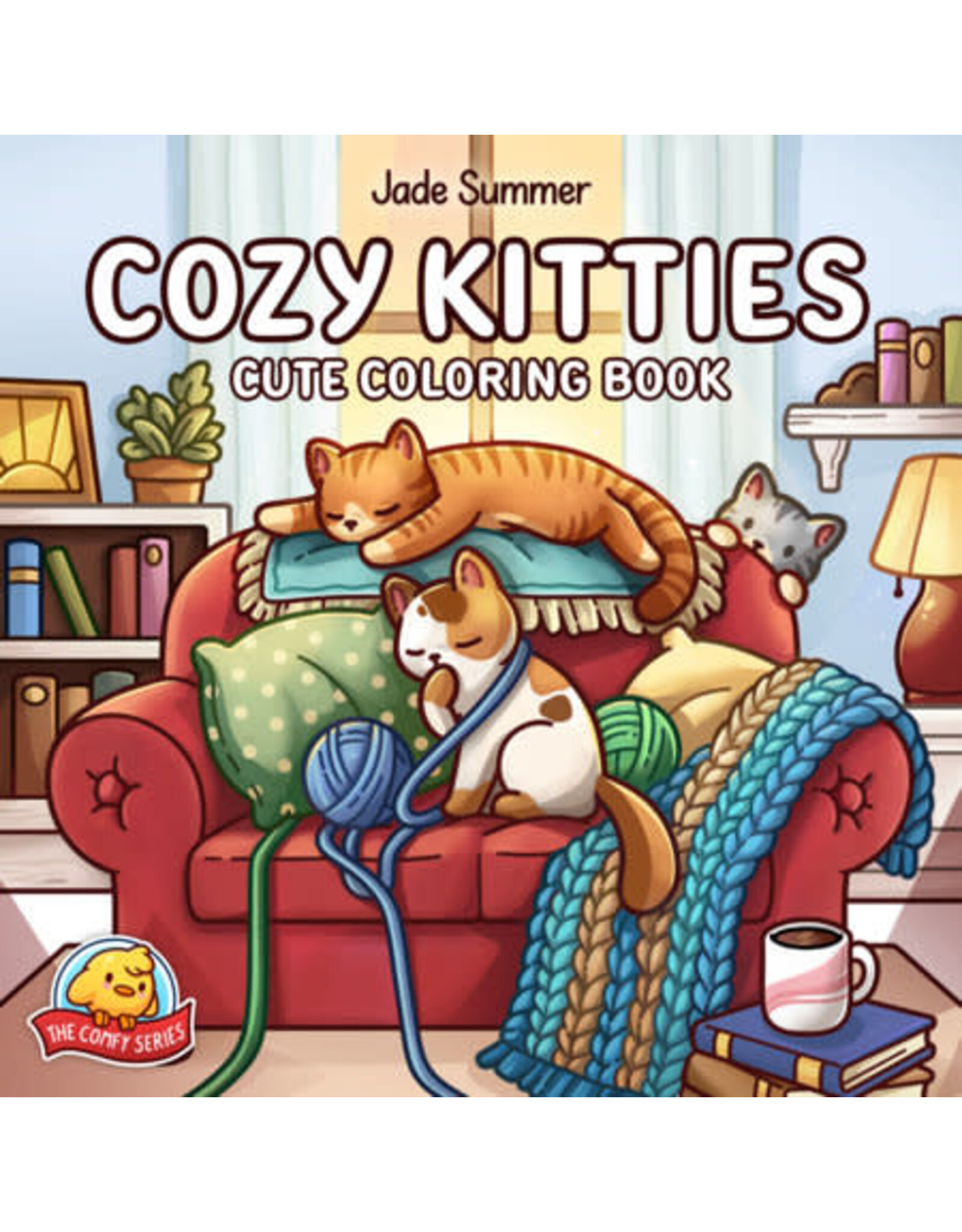 Cozy Kitties Cute Coloring Book