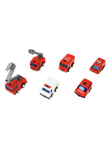 Toysmith Alloy Alley Diecast Pull Back Rescue Vehicle Assorted