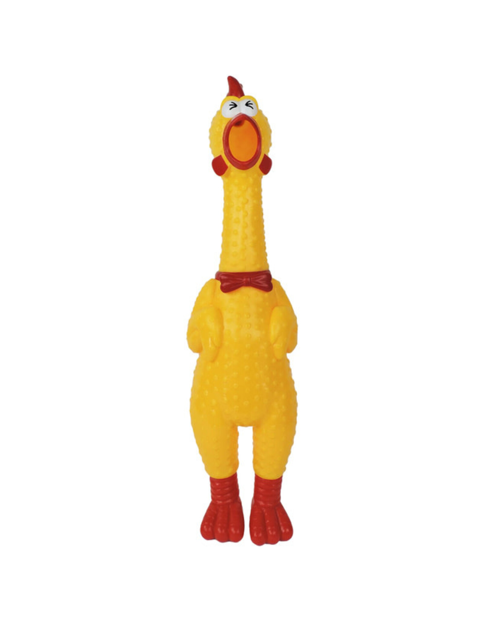 Toysmith Giant Yellow Squawkin' Chicken