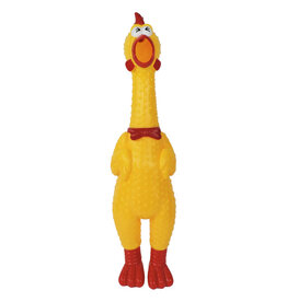 Toysmith Giant Yellow Squawkin' Chicken