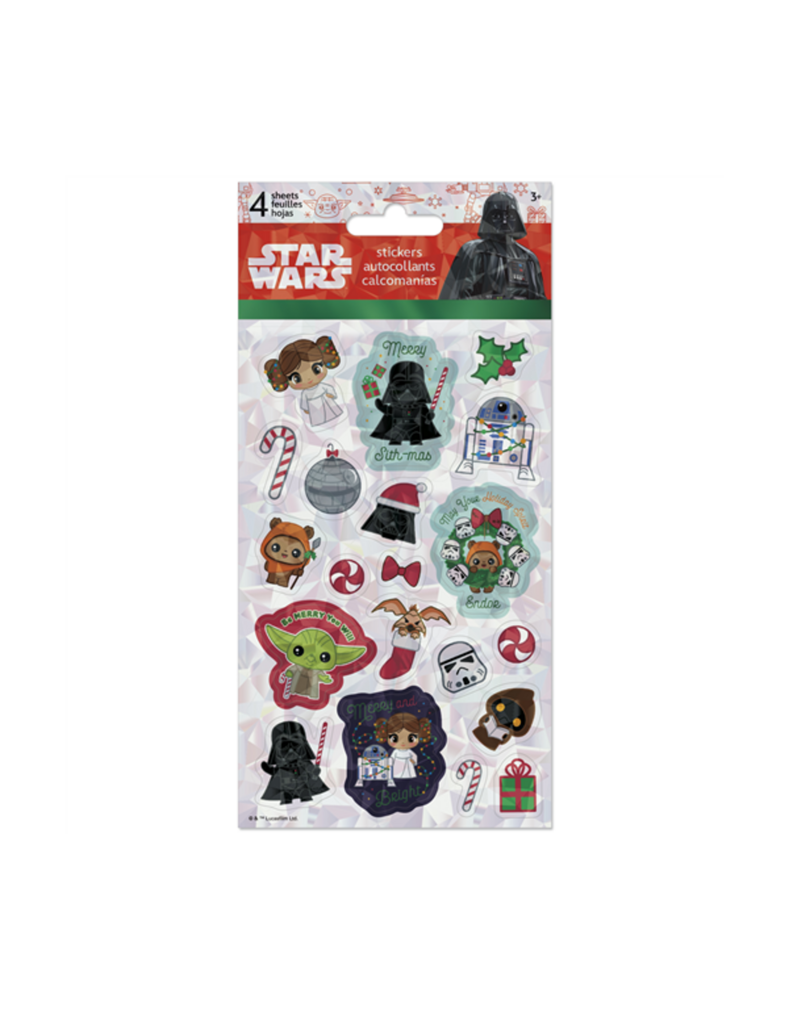 Sandylion Lucas Star Wars Classic Holiday Christmas Stickers