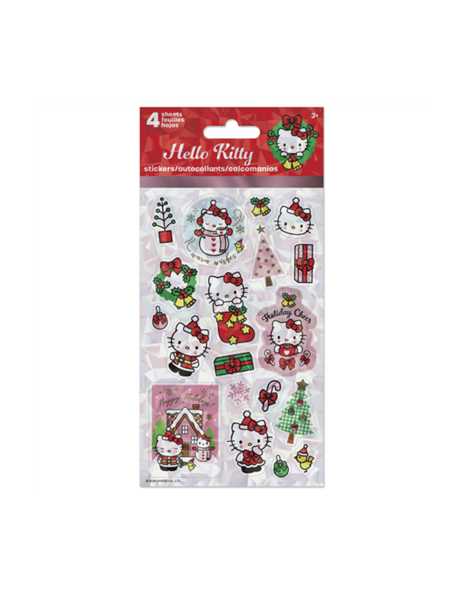 Sandylion Sanrio Hello Kitty 24 Happy Holidays Stickers