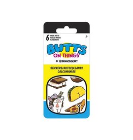 Sandylion Butts on Things Mini Sticker Slim Flip Pad