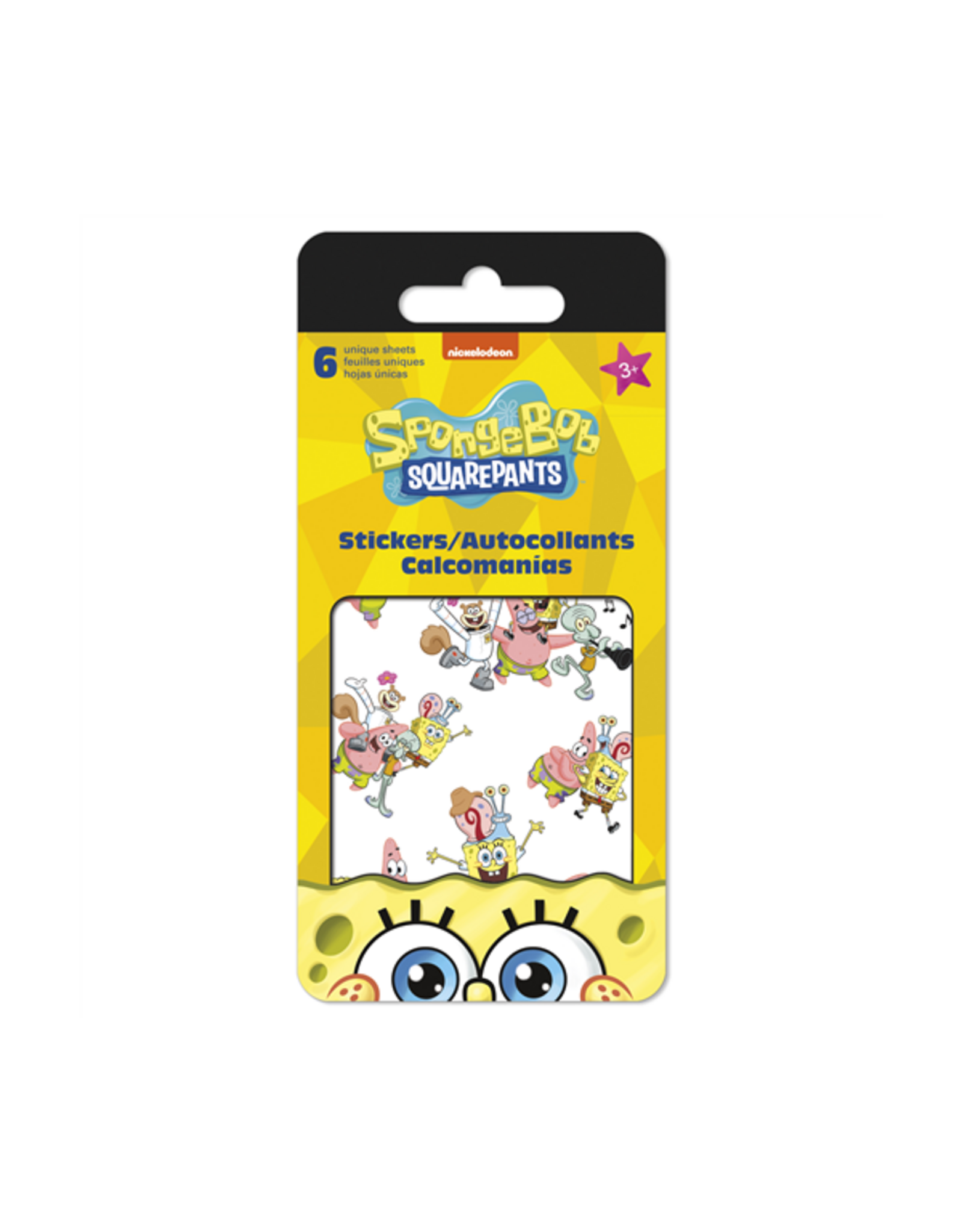 Sandylion Nickelodeon SpongeBob Mini Sticker Slim Flip Pad