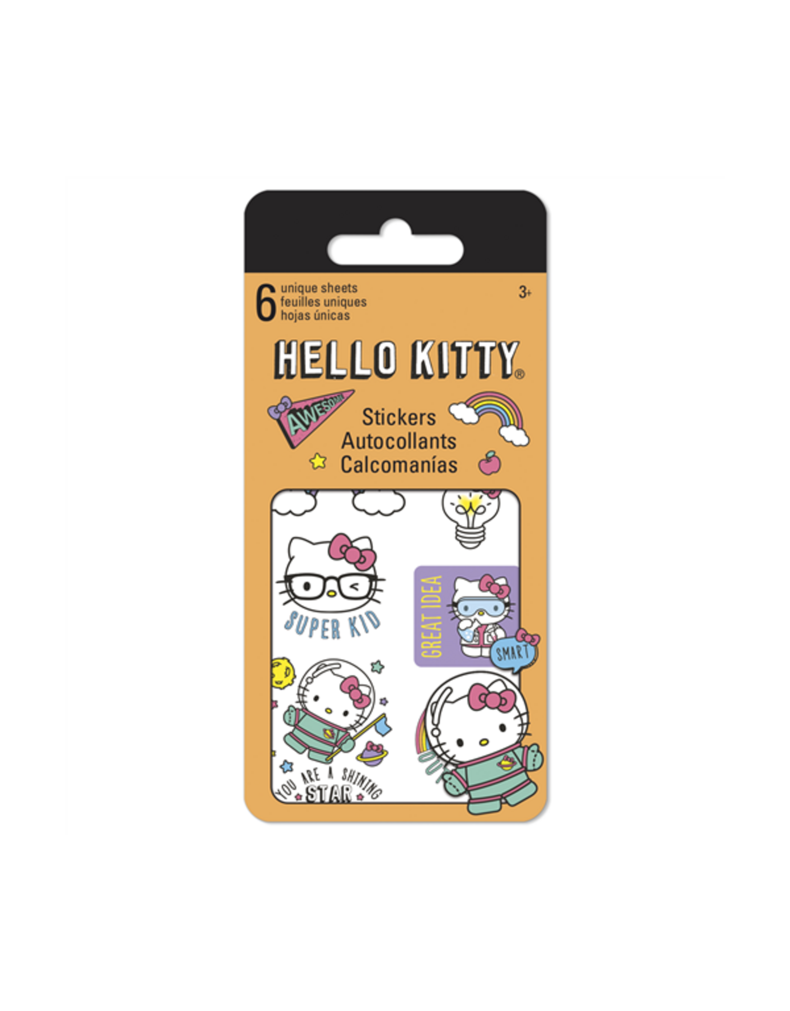 Sandylion Sanrio - Hello Kitty Educational Mini Stickers Slim Flip Pad
