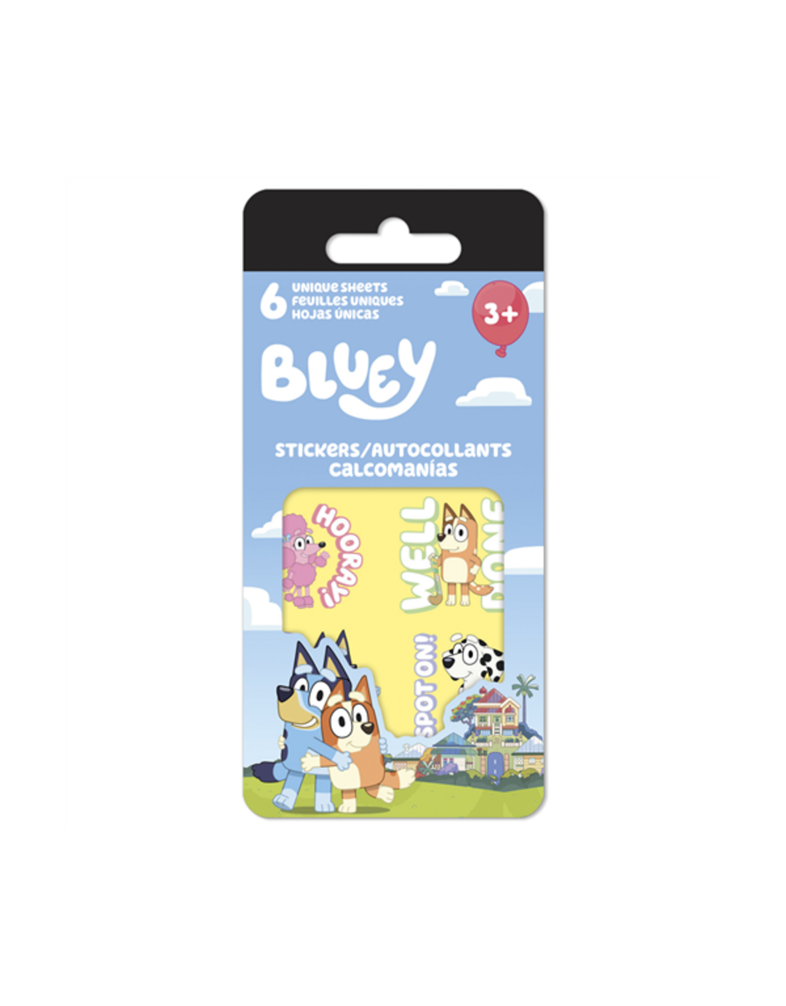 Sandylion Bluey Educational Mini Sticker Slim Flip Pad