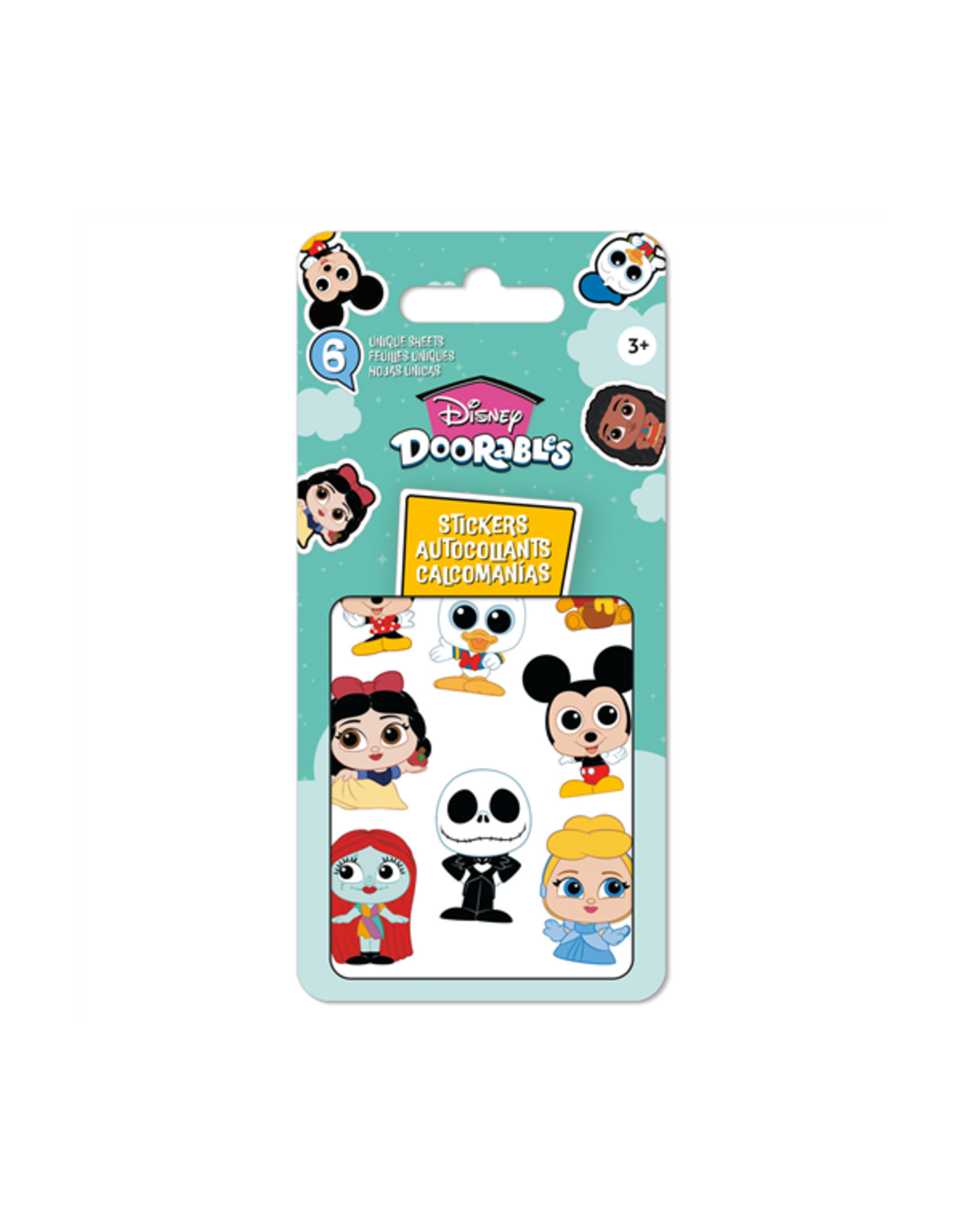 Sandylion Disney - Doorables Mini Sticker Slim Flip Pad