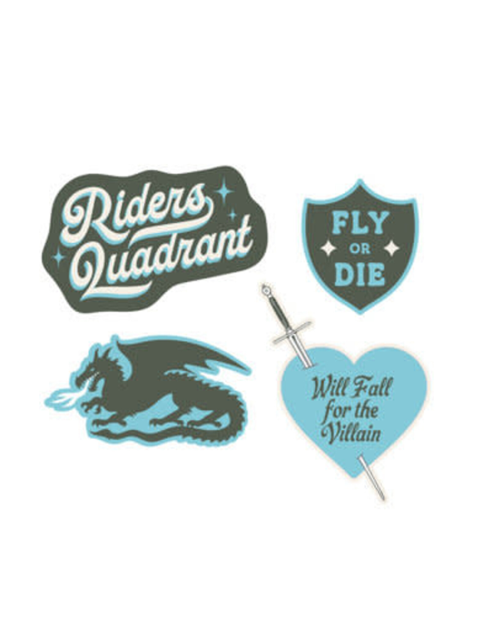 Out of Print Fourth Wing: Fly or Die Stickers