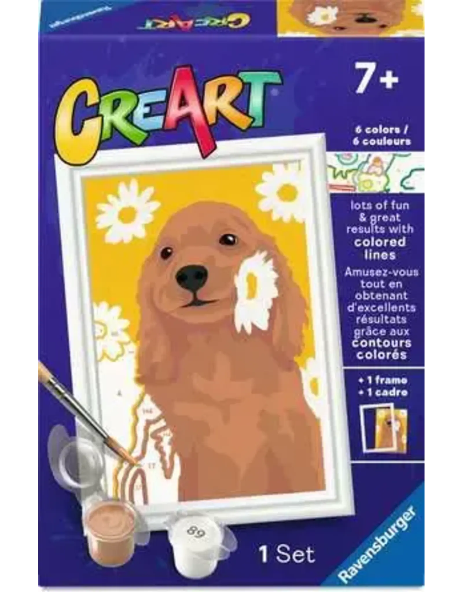 Ravensburger CreArt Paint By Number - Sunny Cocker Spaniel