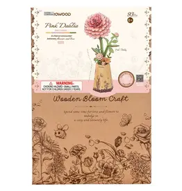 Robotime DIY Pink Dahlia