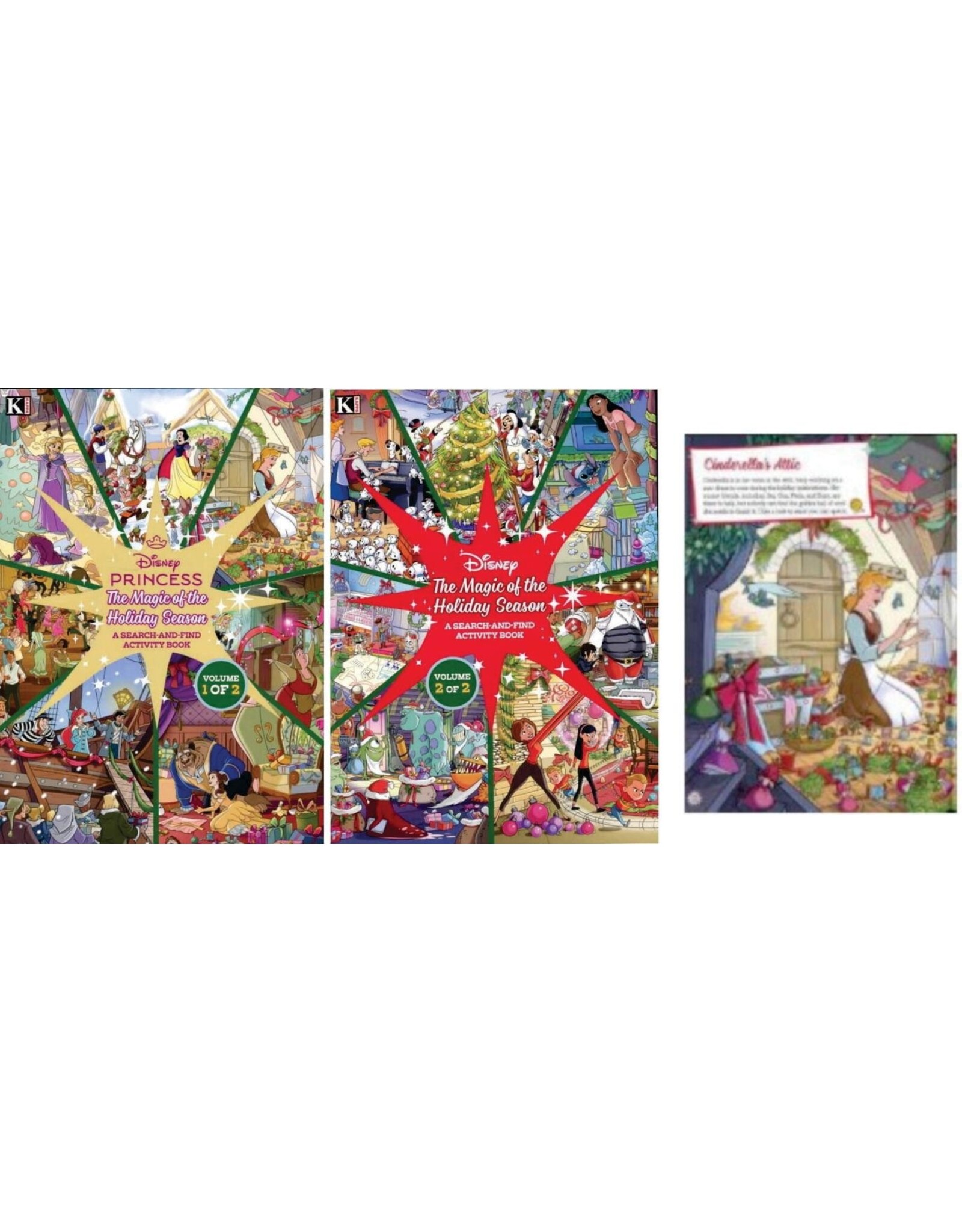 Disney Holiday Search and Find Activity Book