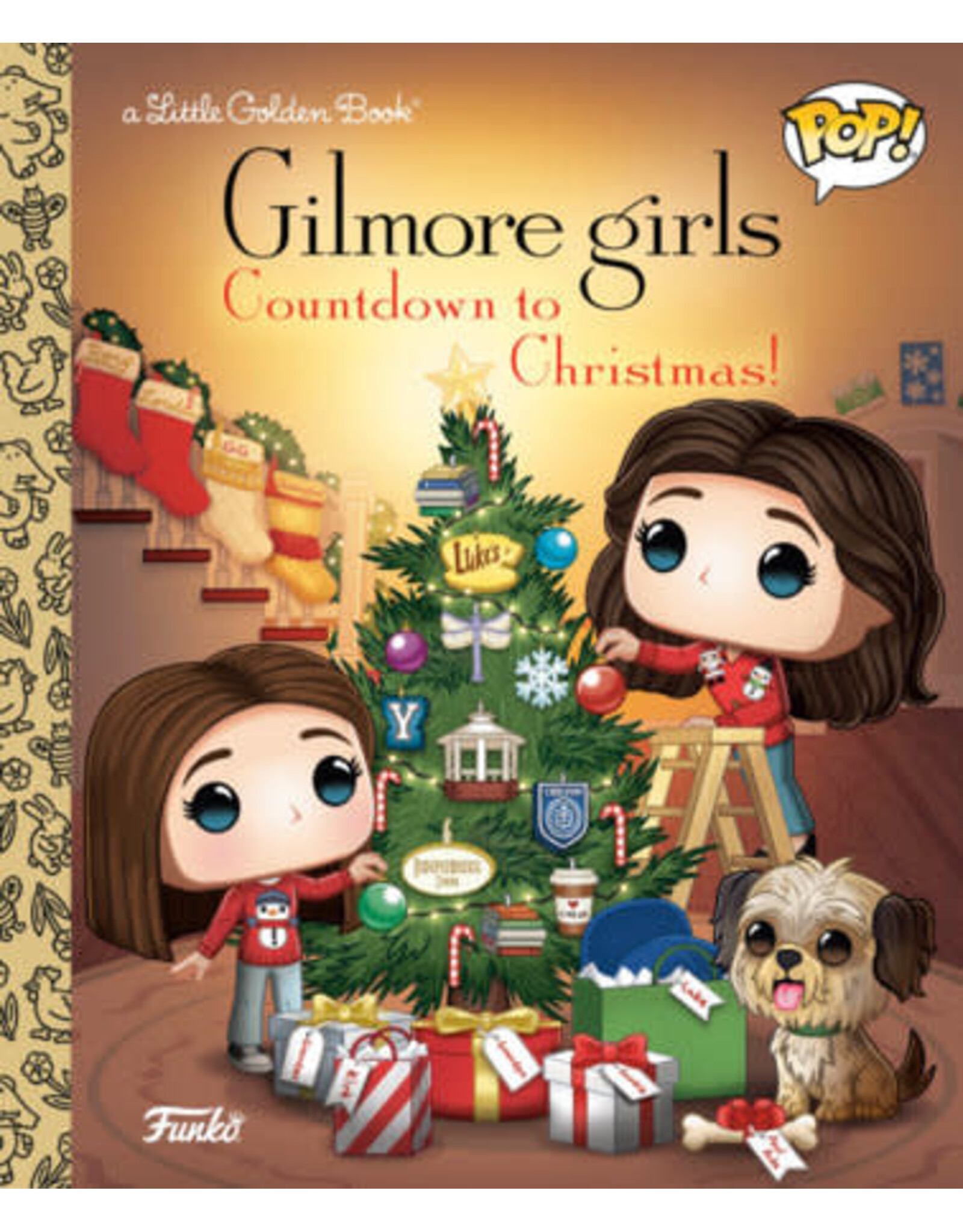 Little Golden Books Gilmore Girls: Countdown to Christmas! (Funko Pop!) Little Golden Book