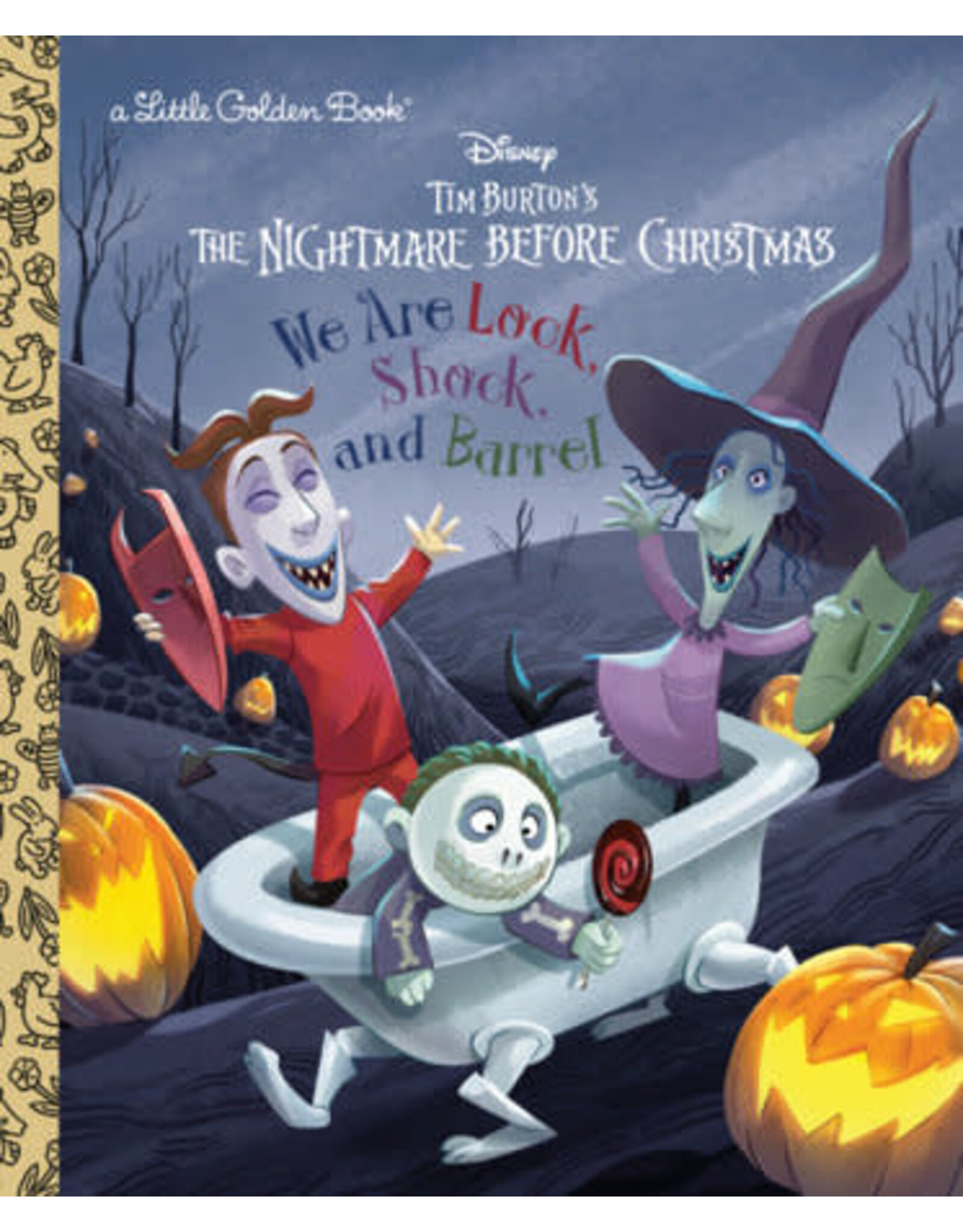 Little Golden Books We Are Lock, Shock, and Barrel (Disney Tim Burton's The Nightmare Before Christmas)