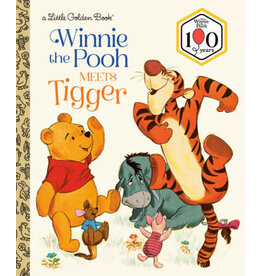 Little Golden Books Winnie the Pooh Meets Tigger Little Golden Book