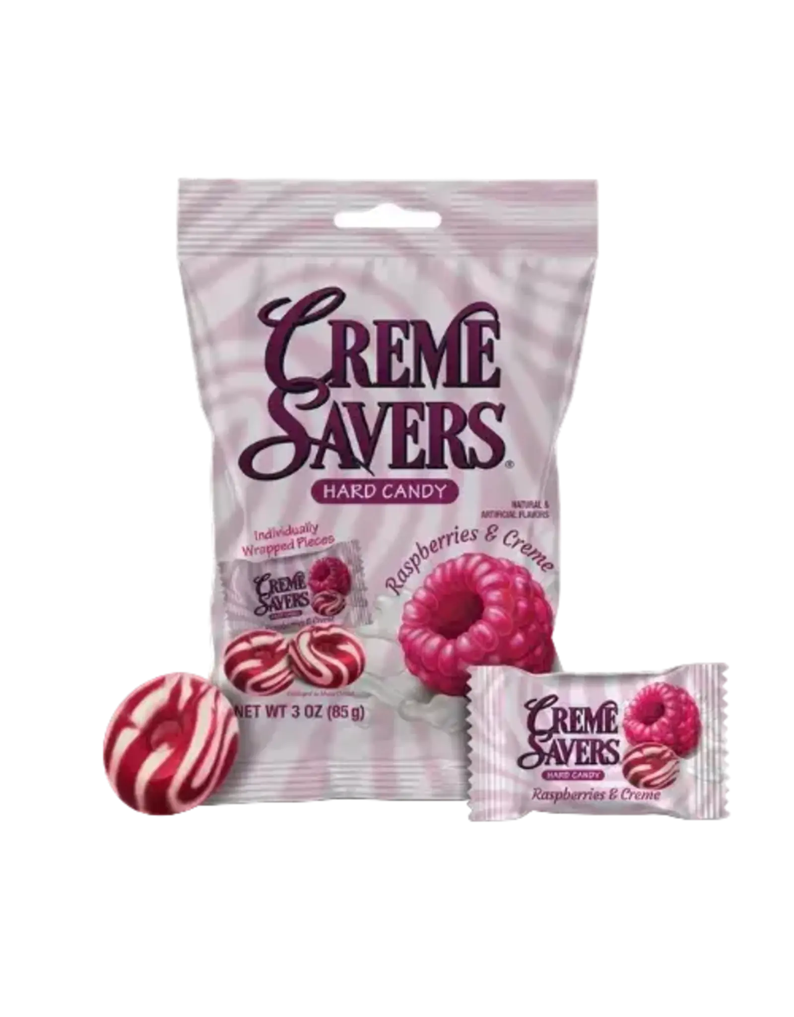 Creme Savers Raspberry Peg Bag