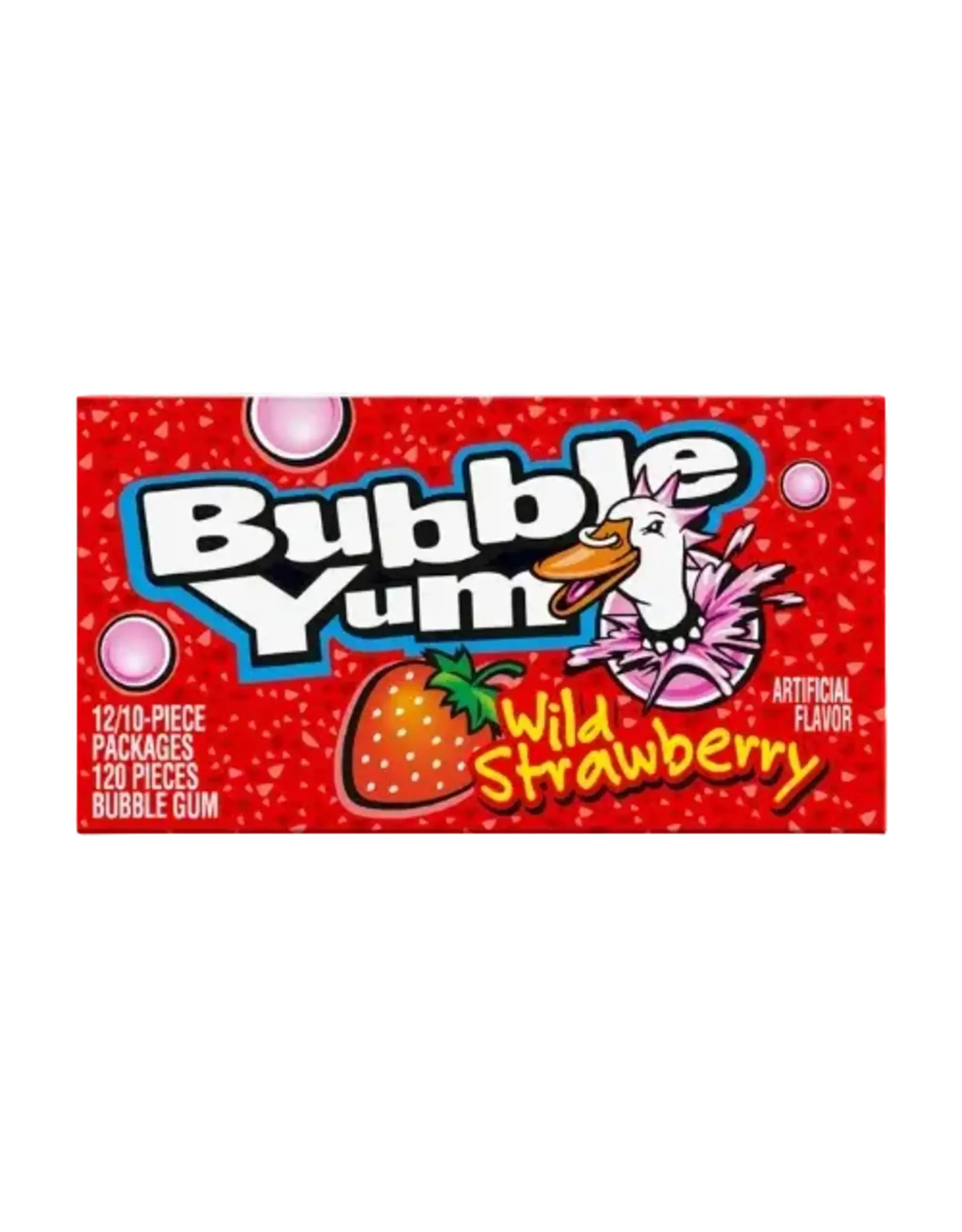 Bubble Yum Gum Wild Strawberry Big Pack