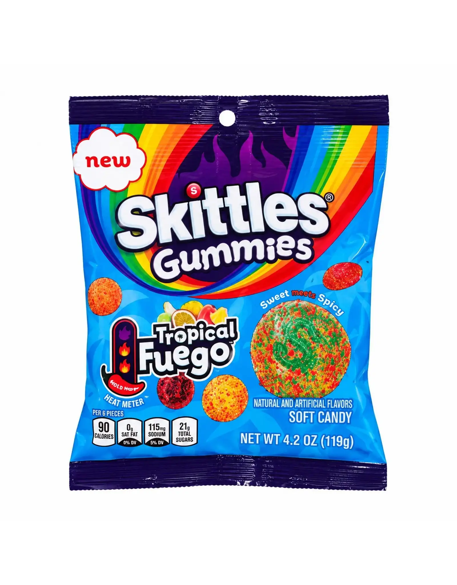Skittles Gummies Tropical Fuego