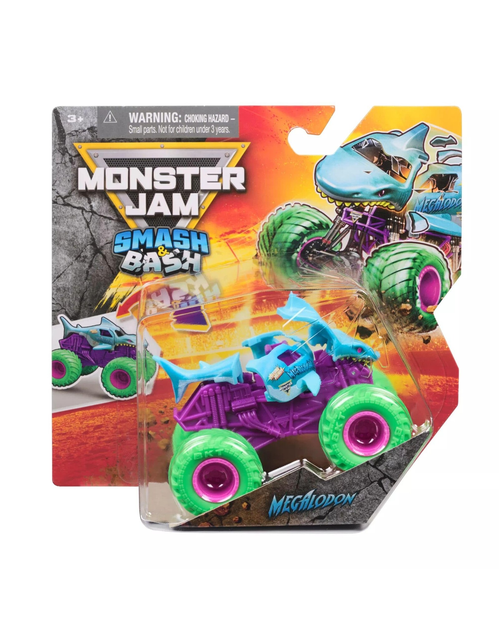 Spin Master Monster Jam - 1:64 Truck Smash & Bash: Megalodon