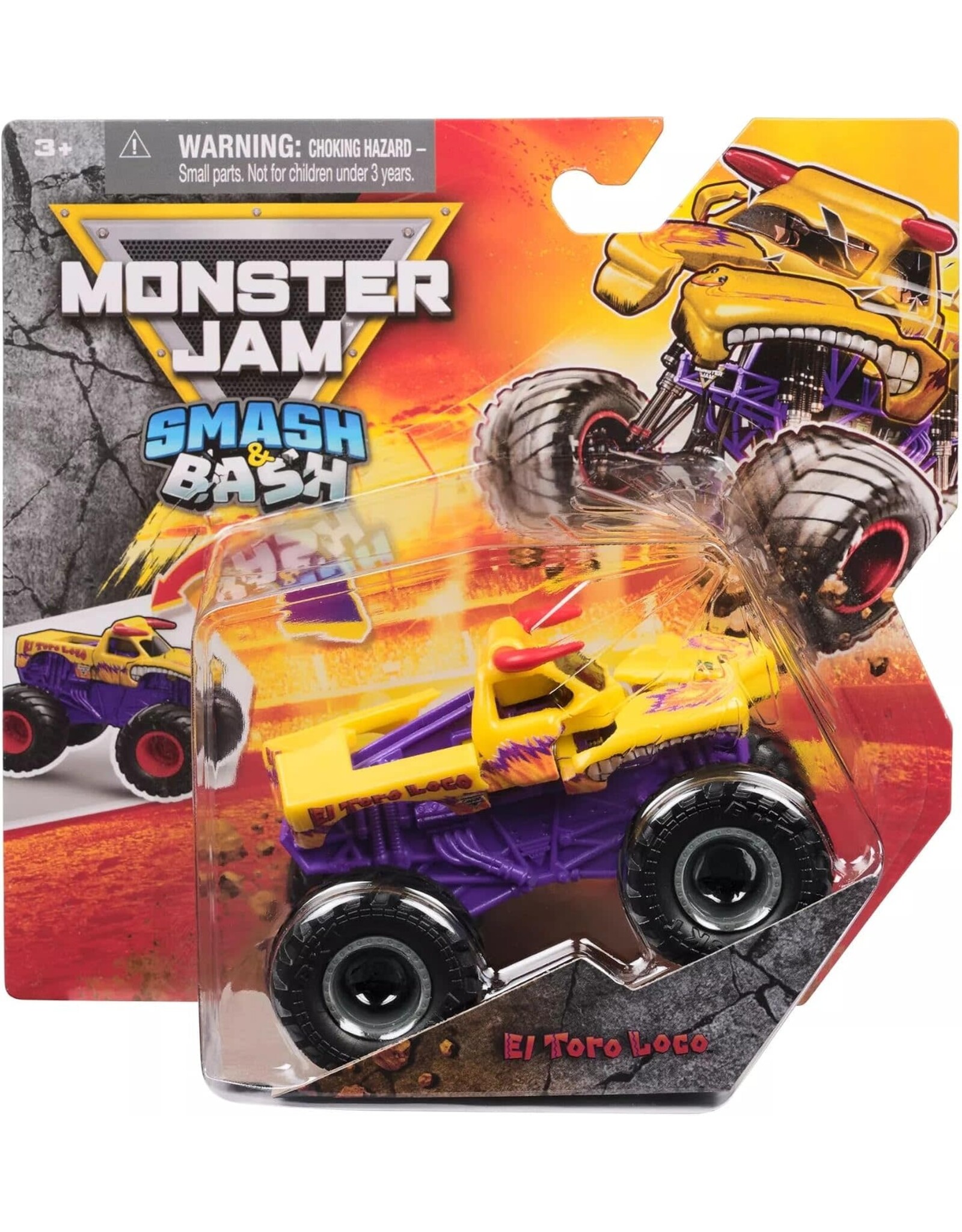 Spin Master Monster Jam - 1:64 Truck Smash & Bash: El Toro Loco