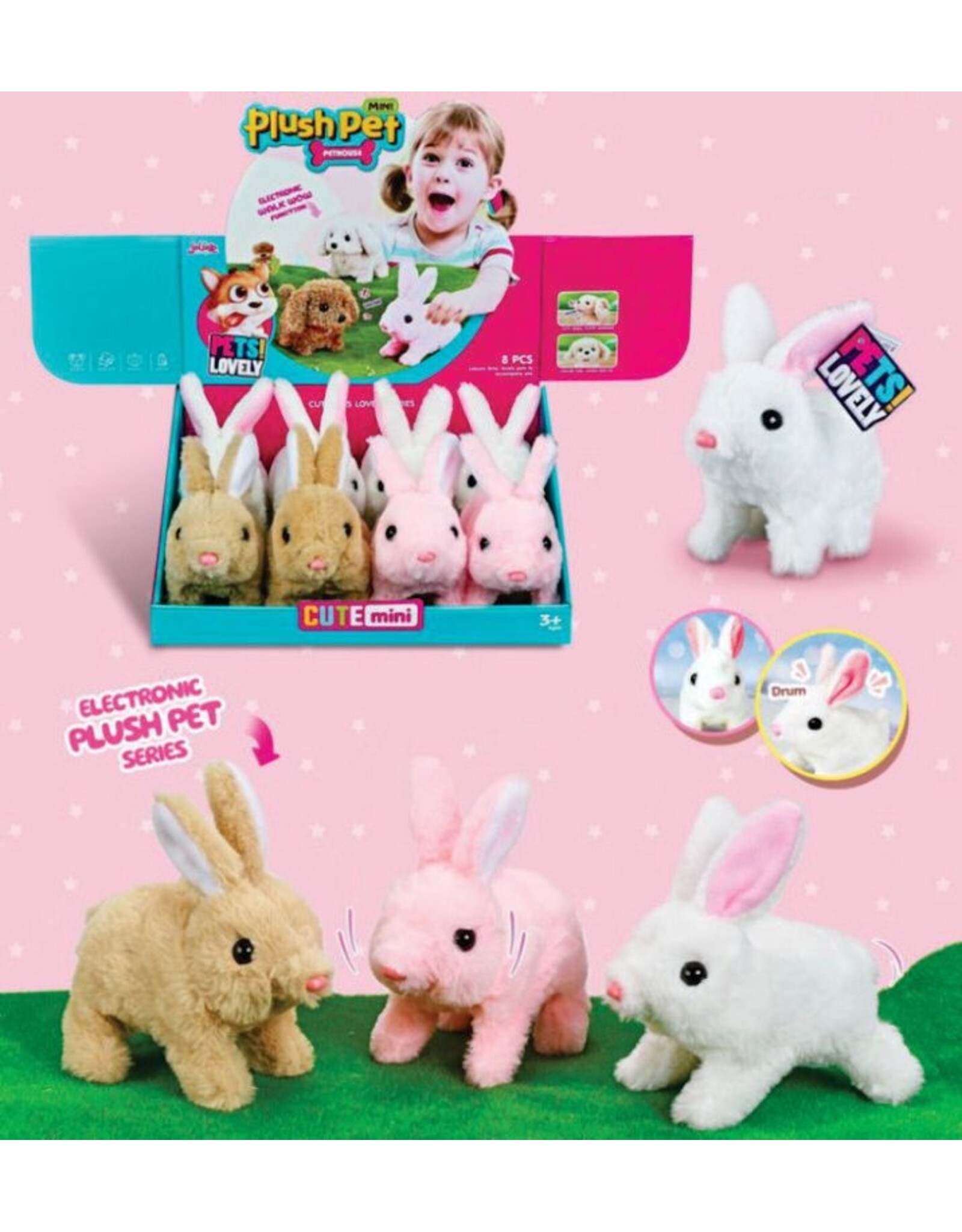 Battery- Operated Pet Bunny with Sound