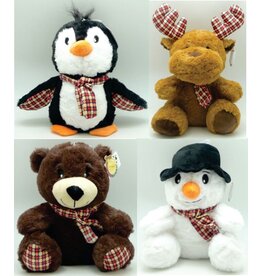 Sitting Holiday Plush  Assortment